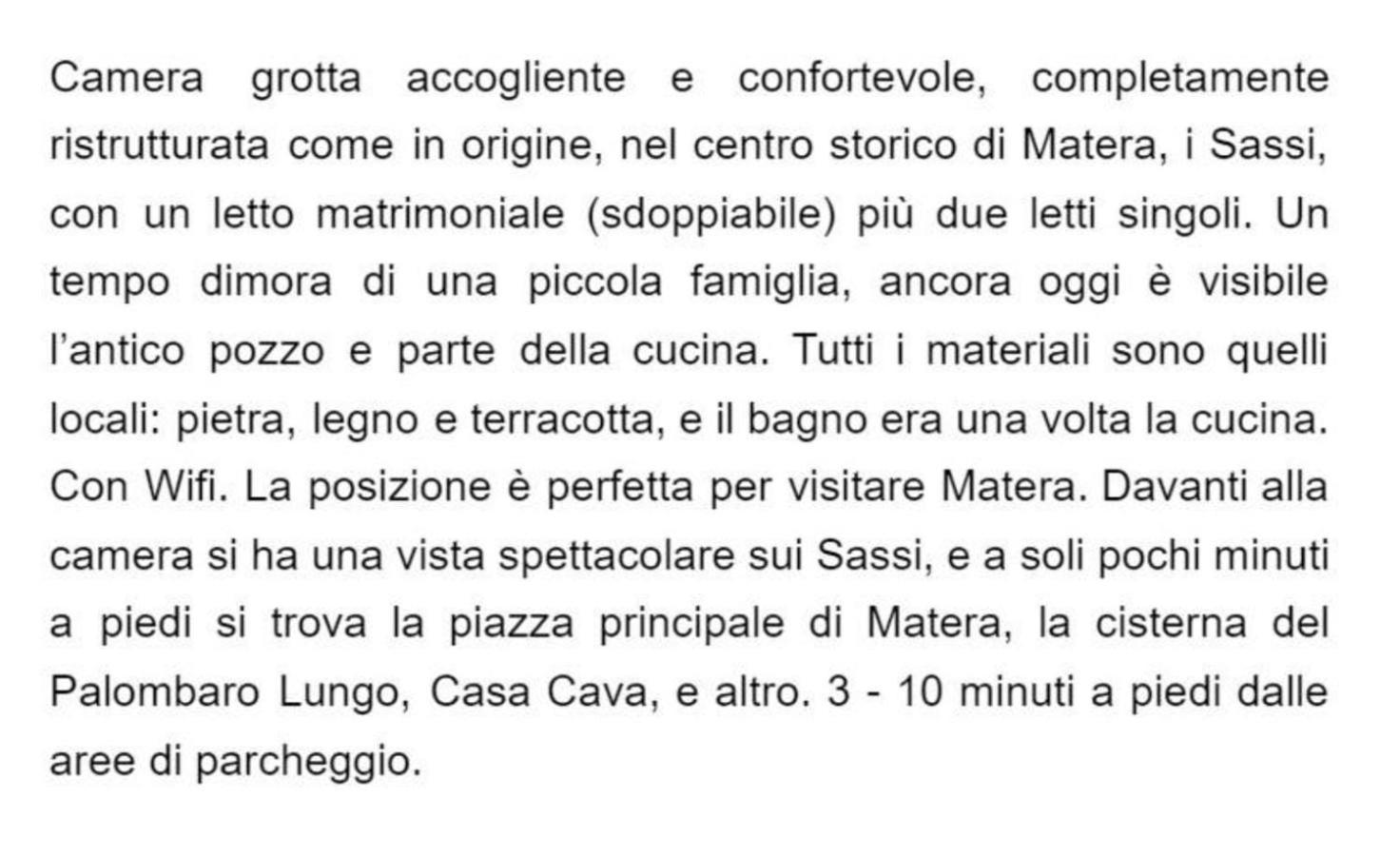 Cave Rooms Sassi Matera Bilik gambar